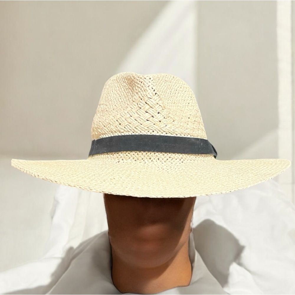 Vinnie Louise Nashville Boutique Straw Braided Cowboy Panama Hat New With Tags S
